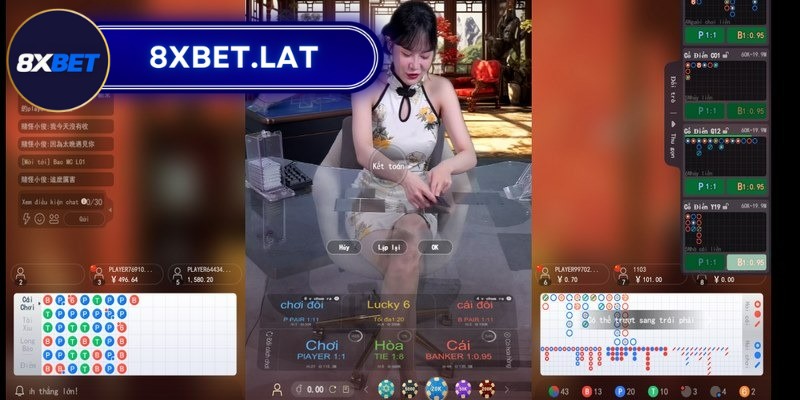Baccarat 8Xbet - Cơ hội chiến thắng dễ dàng cho anh em 3 Anh em cần tiến hành đăng ký tài khoản để tham gia chơi baccarat